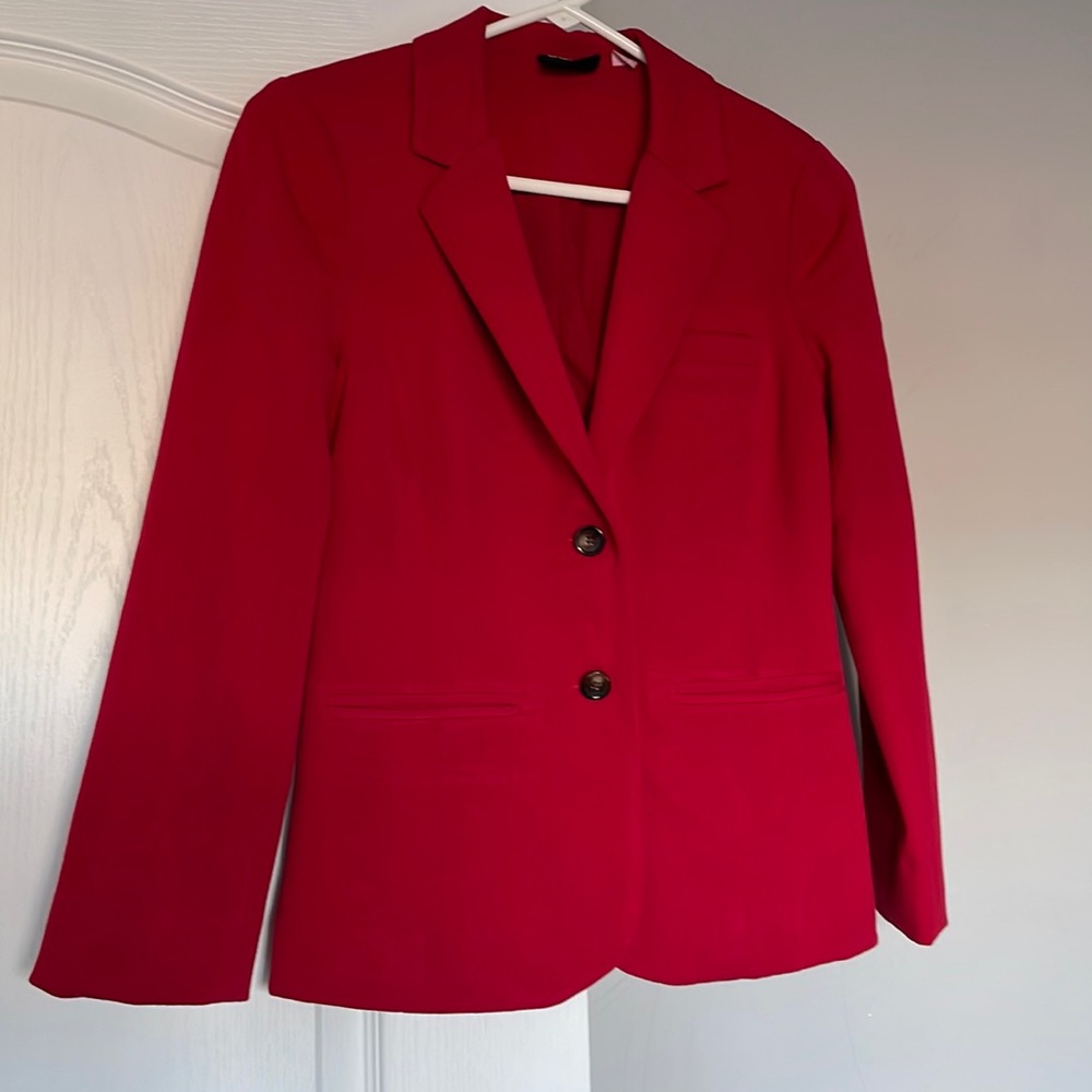 Red blazer, xs